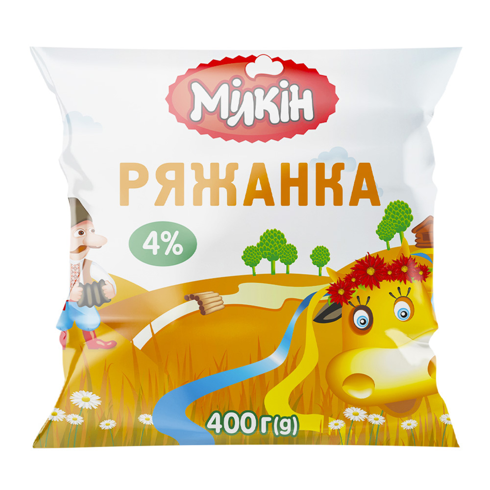 Ряжанка MILKIN 4%, 400г